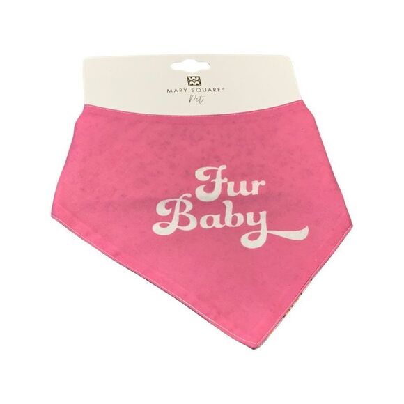 Fur Baby Reversible Cotton Dog Bandana - Picture 2 of 3